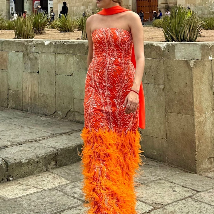 Vestido naranja