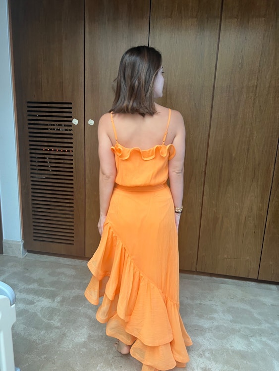 Vestido elliatt naranja